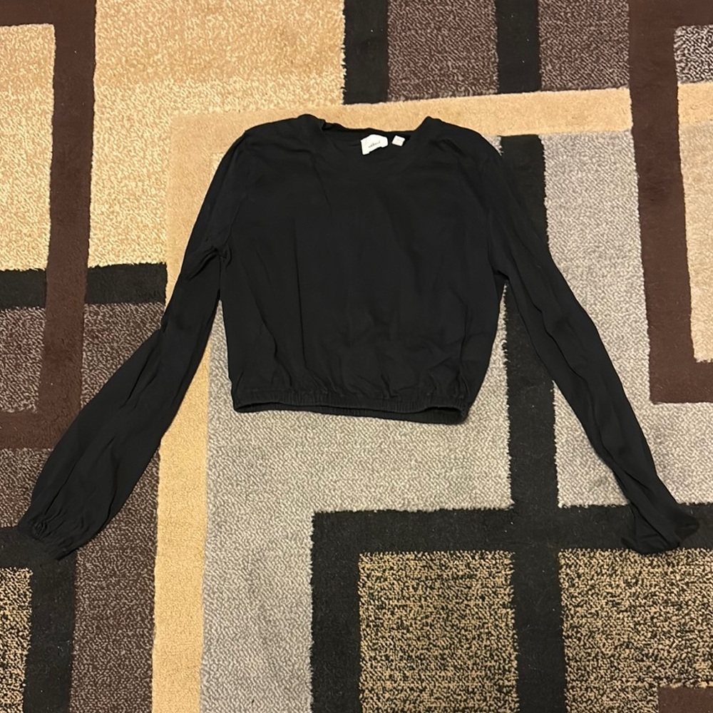 Wilfred Black Long Sleeve Blouse - excellent condition - size xxs